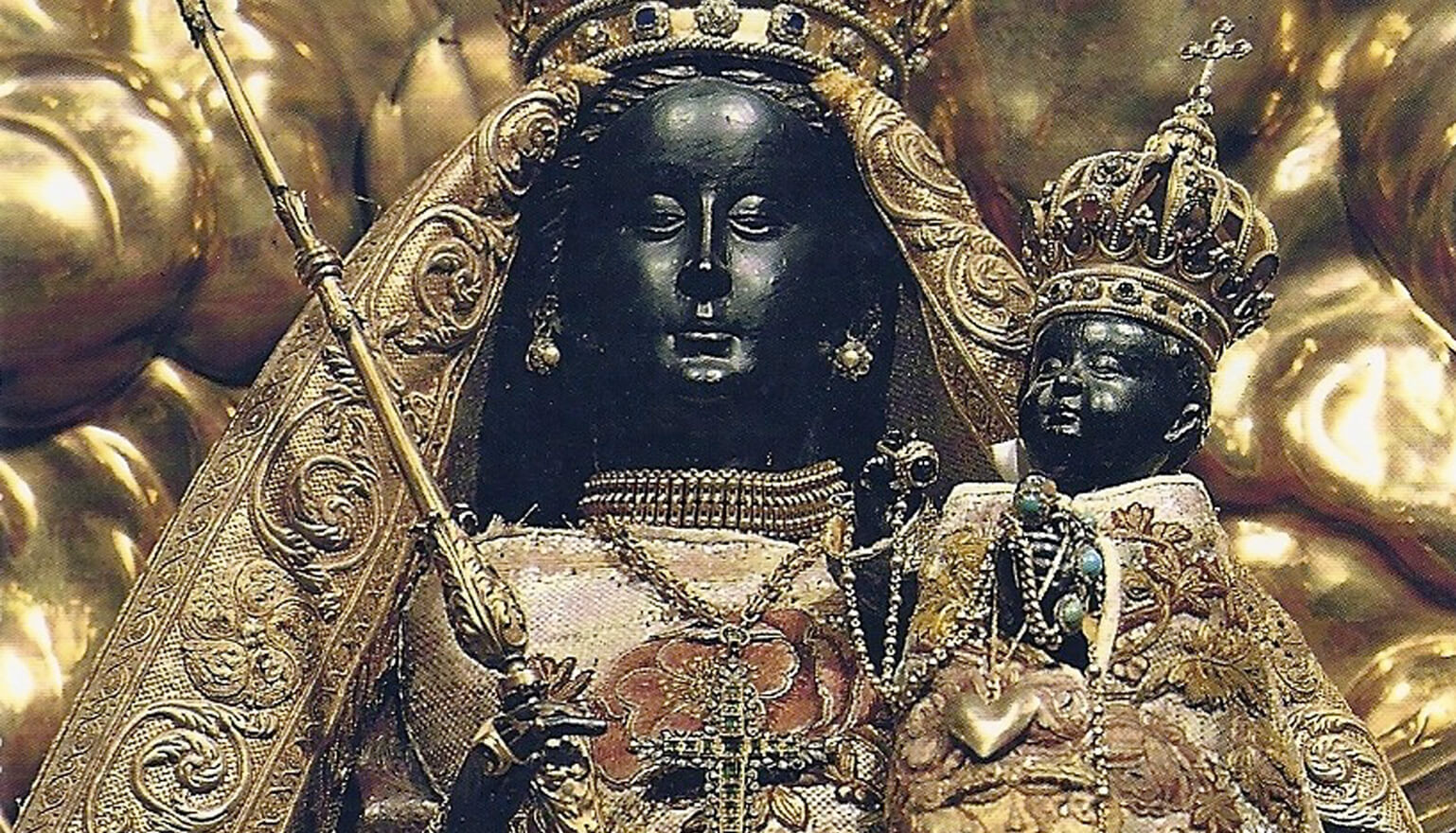 Black Madonna Sculpture