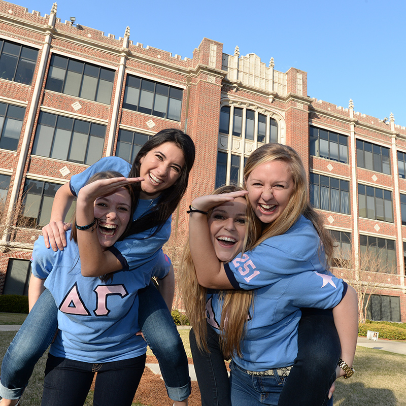 Four sorority sisters