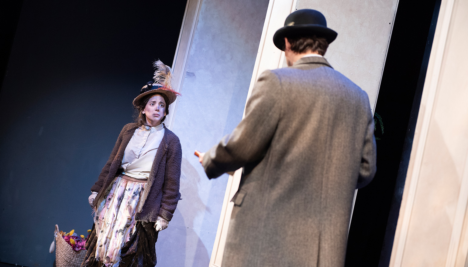 Two actors in play Pygmalion