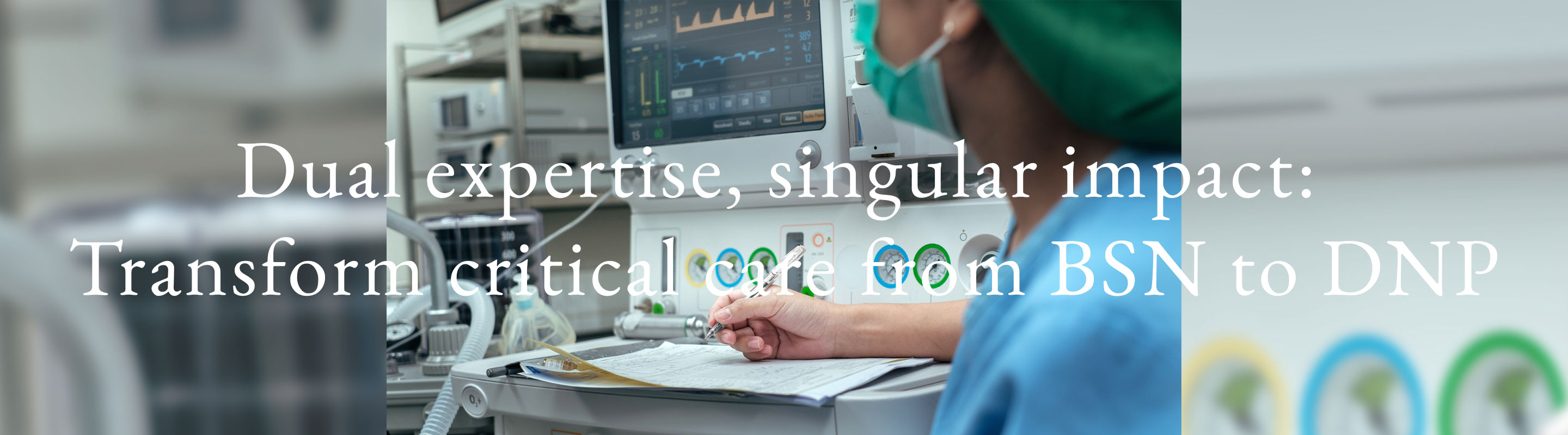 BSN–DNP - Dual Nurse Anesthesia + Adult Gerontology Acute Care Nurse Practitioner