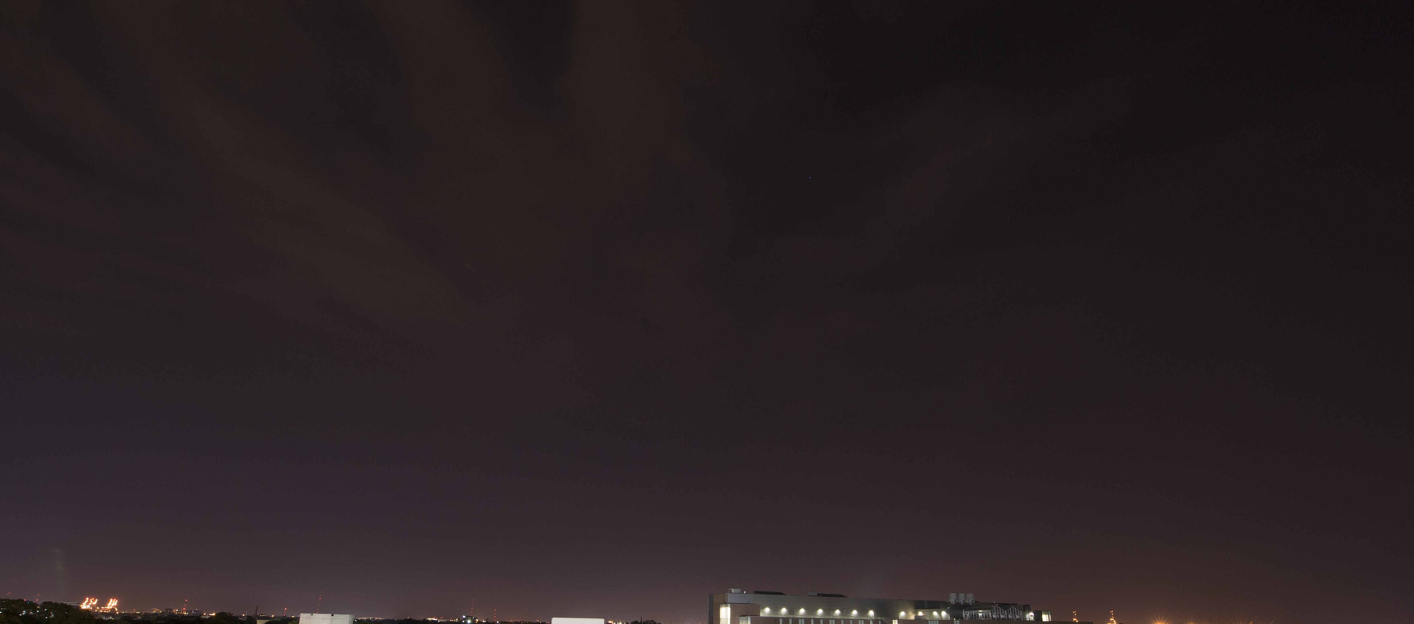 Loyola skyline at Night